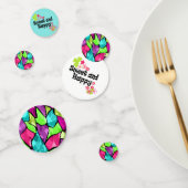 Abstract met meerdere kleuren confetti (Groep)