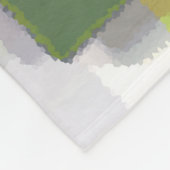 Abstract met meerdere kleuren fleece deken (Hoek)