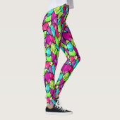 Abstract met meerdere kleuren leggings (Rechts)