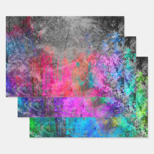 Abstract met nood inpakpapier vel