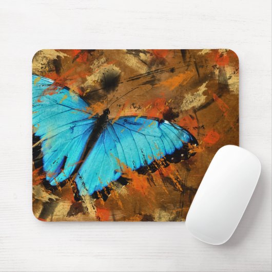 Abstract met ringen muismat (Met muis)