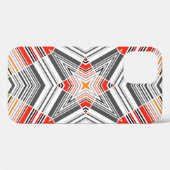 Abstract met sierbekleding gestript naadvormig pat Case-Mate iPhone case (Achterkant (horizontaal))