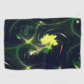Abstract metaalblad met flitsende sporen, in het d golfhanddoek (Horizontaal)
