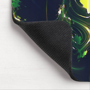 Abstract metaalblad met flitsende sporen, in het d muismat