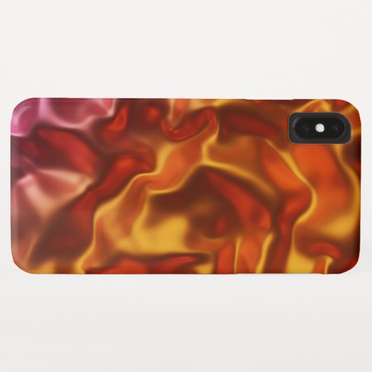 Abstract Metallic Doek Ontwerp Case-Mate iPhone Case (Achterkant (horizontaal))