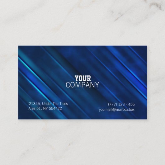 Abstract metallisch visitekaartje (Voorkant)