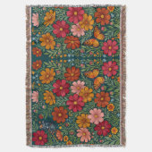 Abstract Mexicaanse Cosmos Vlinders Dekens Deken (Voorkant Verticaal)