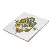 Abstract Mid-Century Modern Motif #1 ID1224 Tegeltje (Zijkant)