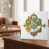 Abstract Mid-Century Modern Motif #1 ID1224 Tegeltje