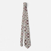 Abstract Mid Century Modern Starburst Diamond Stropdas (Achterkant)