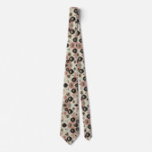 Abstract Mid Century Modern Starburst DIamond Stropdas (Voorkant)