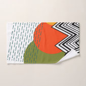 Abstract middeleeuwse moderne bad handdoek (Handdoek)