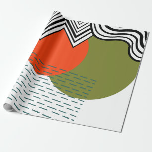 Abstract middeleeuwse moderne cadeaupapier