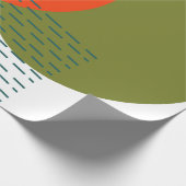 Abstract middeleeuwse moderne cadeaupapier (Hoek)