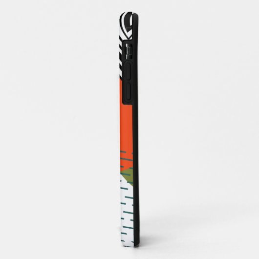 Abstract middeleeuwse moderne Case-Mate iPhone case (Achterkant/links)