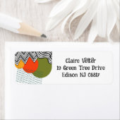 Abstract middeleeuwse moderne etiket (Insitu)