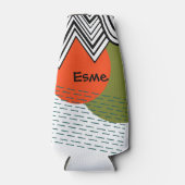 Abstract middeleeuwse moderne flesjeskoeler (Voorkant)