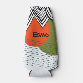 Abstract middeleeuwse moderne flesjeskoeler