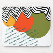 Abstract middeleeuwse moderne muismat (Voorkant)