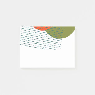 Abstract middeleeuwse moderne post-it® notes