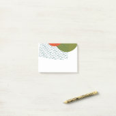 Abstract middeleeuwse moderne post-it® notes (Op bureau)