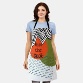 Abstract middeleeuwse moderne schort (Gedragen)