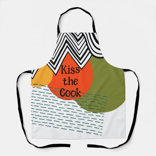 Abstract middeleeuwse moderne schort (Voorkant)