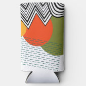 Abstract middeleeuwse moderne seltzer blikjeskoeler (Voorkant)