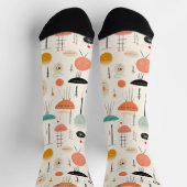 Abstract midden-eeuws patroon sokken (Top)