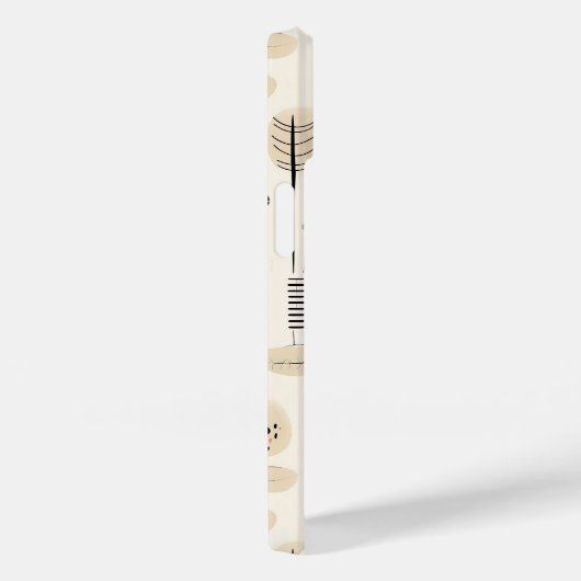 Abstract midden van de eeuw Case-Mate iPhone case (Achterkant / Rechts)