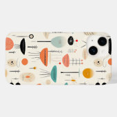 Abstract midden van de eeuw Case-Mate iPhone case (Achterkant (horizontaal))