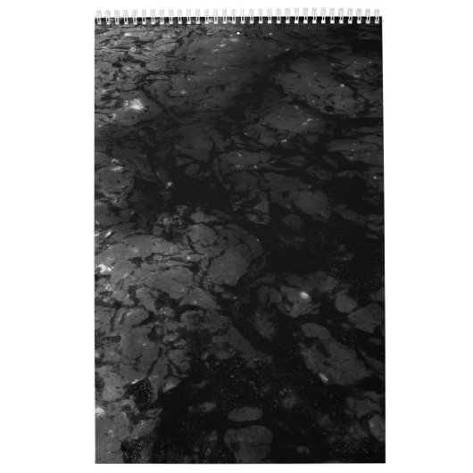 Abstract Midnight Ripples of Rio Vermelho Kalender (Hoes)