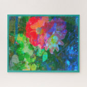 Abstract Mijn Geheim Roos Tuin Jigsaw Puzzel (Horizontaal)