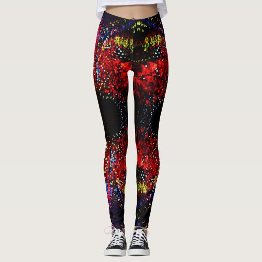 Abstract Mind Custom Leggings (Voorkant)