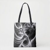Abstract Mind Network Swirl-Tas Tote Bag (Voorkant)