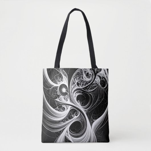Abstract Mind Network Swirl-Tas Tote Bag (Voorkant)