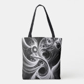 Abstract Mind Network Swirl-Tas Tote Bag (Achterkant)