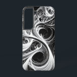 Abstract Mind Network Telefoonhoesje Samsung Galaxy Hoesje<br><div class="desc">Wikkel je telefoon in complex kunstenaarschap met deze Abstracte telefoonhoes van Mind Network. Met ingewikkelde wervelende organische vormen in opvallend zwart en wit, roept dit ontwerp de diepte op van een complexe geest of een futuristische netwerkstructuur. De gedetailleerde lijnen creëer geven een gevoel van dynamiek en energie, en transformeren je...</div>