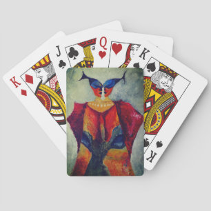 Abstract Mind Poker Speelkaarten Unieke kunst