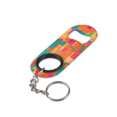 Abstract Mini Flessenopener (Achterkant Gekanteld)