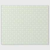 Abstract minimaal bloemeninpakpapier cadeaupapier (Vlak)