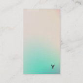 Abstract minimaal verloopverticaal Visitekaartje (Voorkant)