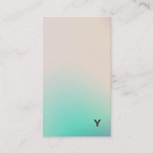 Abstract minimaal verloopverticaal Visitekaartje (Voorkant)