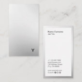 Abstract minimaal verloopverticaal Visitekaartje (Voorkant / Achterkant)