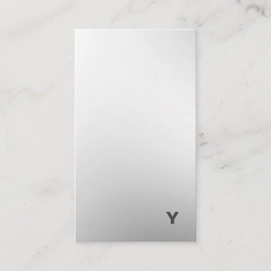 Abstract minimaal verloopverticaal Visitekaartje (Voorkant)