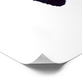 Abstract minimaal Waterverf Poster schilderen (Hoek)