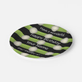 Abstract minimalisme Bauhaus Scandinavian Style Papieren Bordje (Gekanteld)