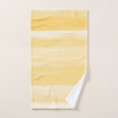Abstract minimalisme in de gele Waterverf #1 #mini Bad Handdoek (Handdoek)