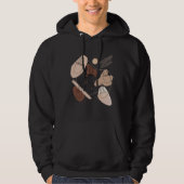 Abstract Minimalist Cactus  Aesthetic Boho Cactus  Hoodie (Voorkant)