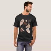 Abstract Minimalist Cactus Aesthetic Boho Cactus T-shirt (Voorkant volledig)